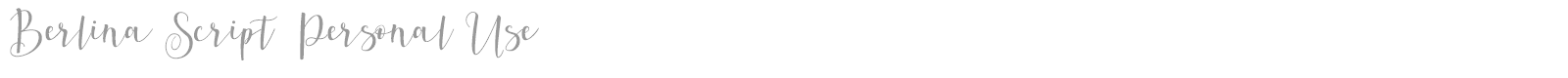 Berlina Script font preview
